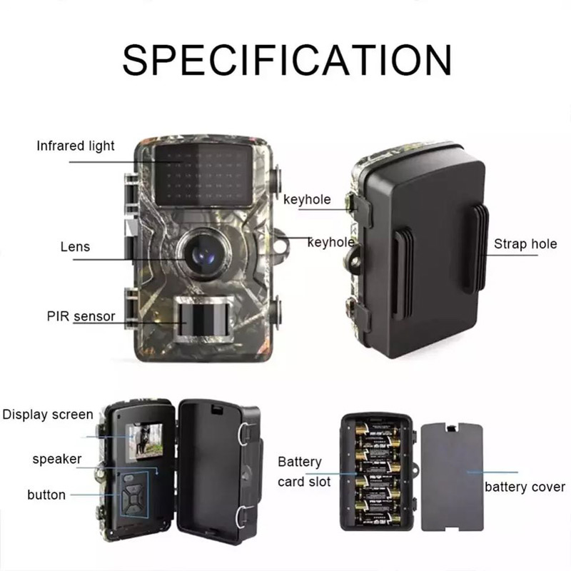 IP65 1080P 12MP 0.8S reactive monitoring & Trail camera DL-001