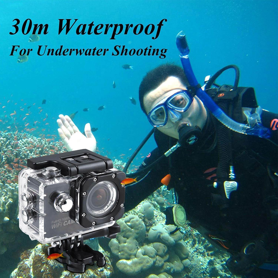 good action camera 30m waterproof