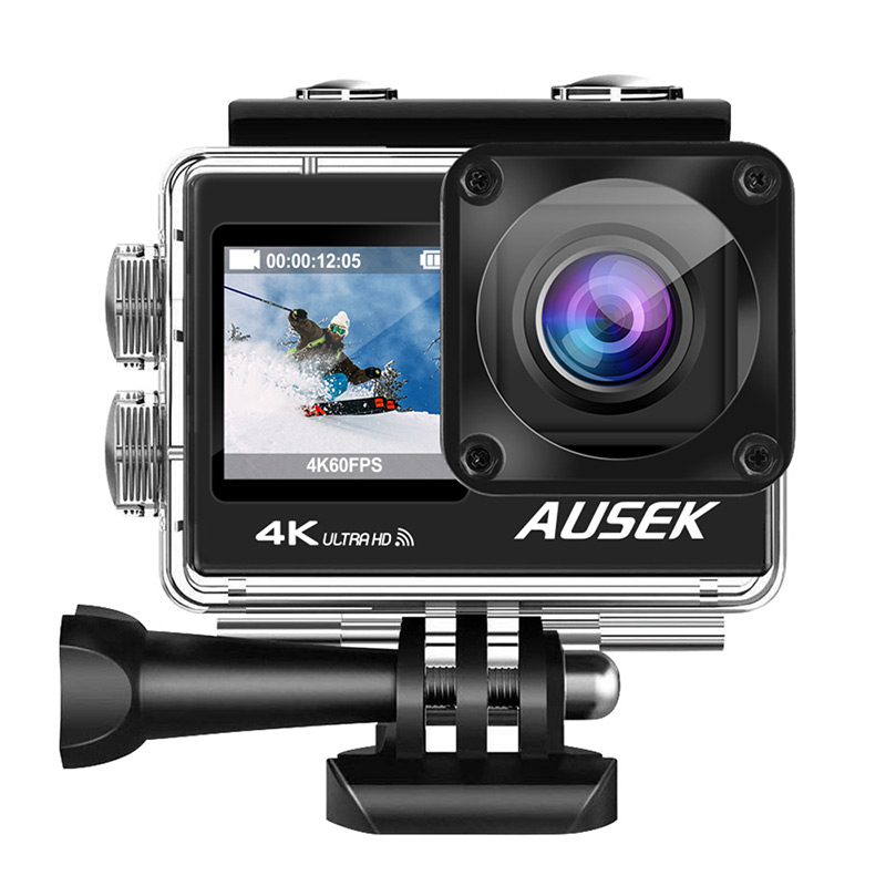 Action Camera 4K/60FPS 24MP Anti-Shake Q60TR