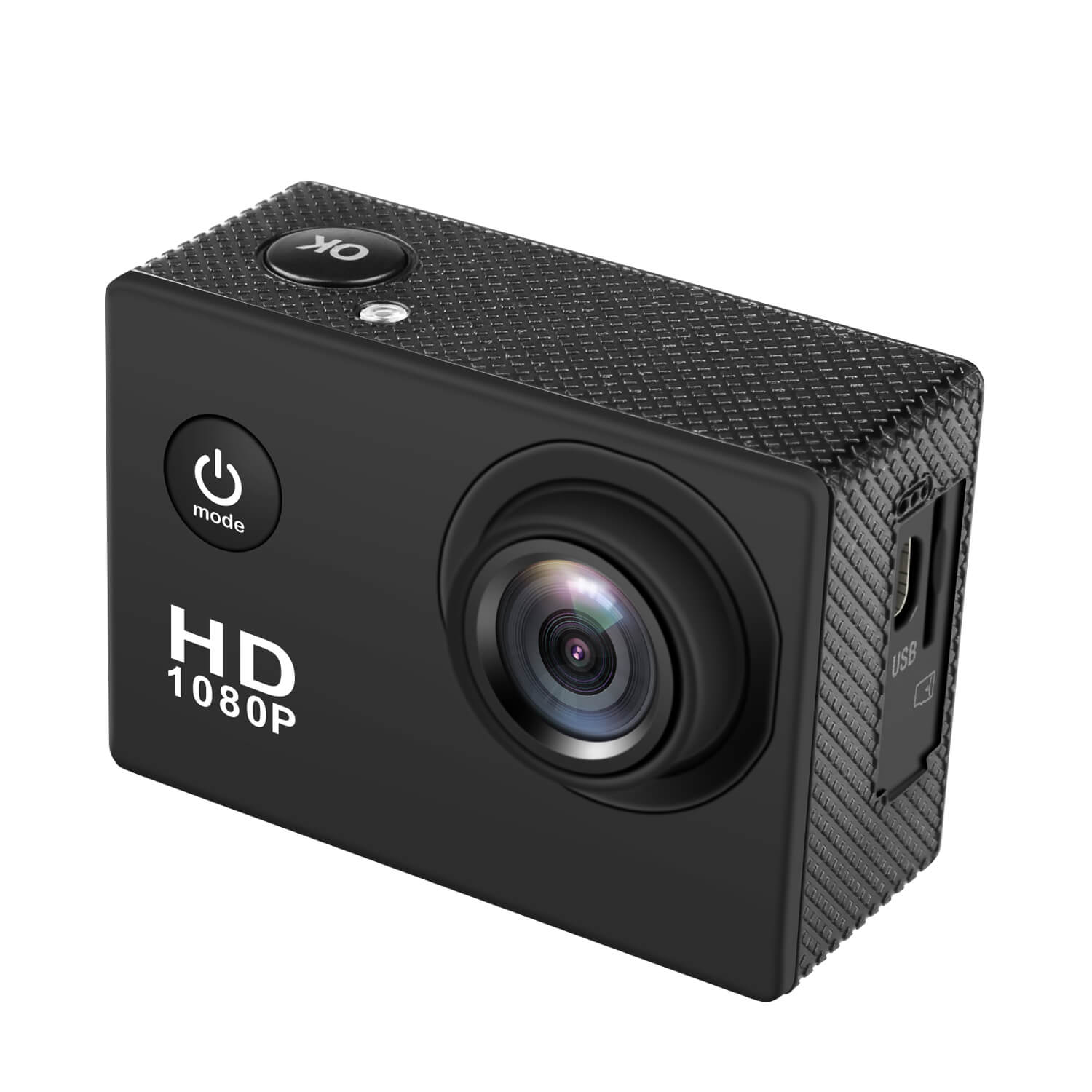 Action camera 1080p 120 degree wide angle lens AT-J102