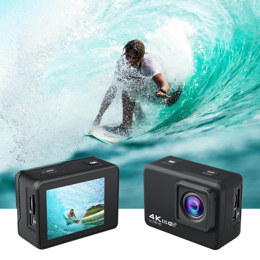 Action camera 4k@60fps  EIS outdoor  AT-Q37CR | Ausek ODM camera