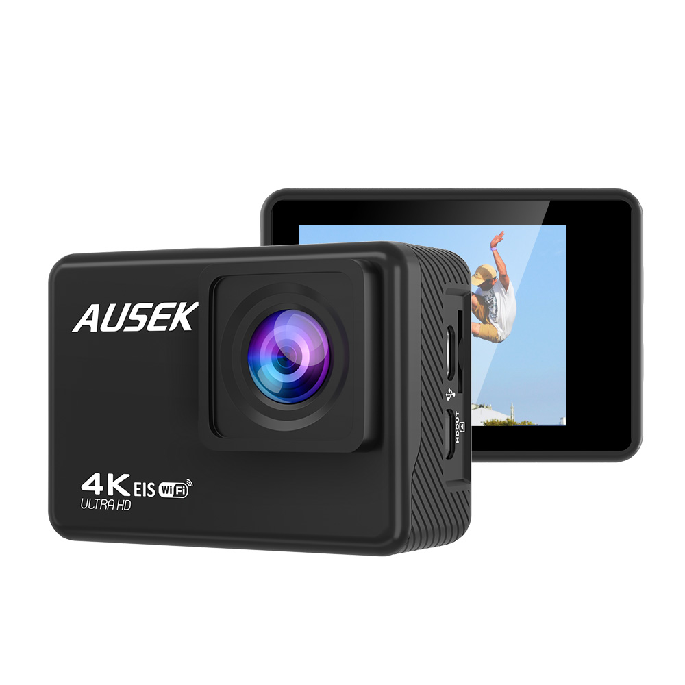 Action camera 4k@60fps  EIS outdoor  AT-Q37CR | Ausek ODM camera