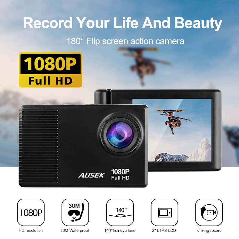 Wifi 1080p waterproof mini camera AT-G606 |  Ausek camera OEM factory