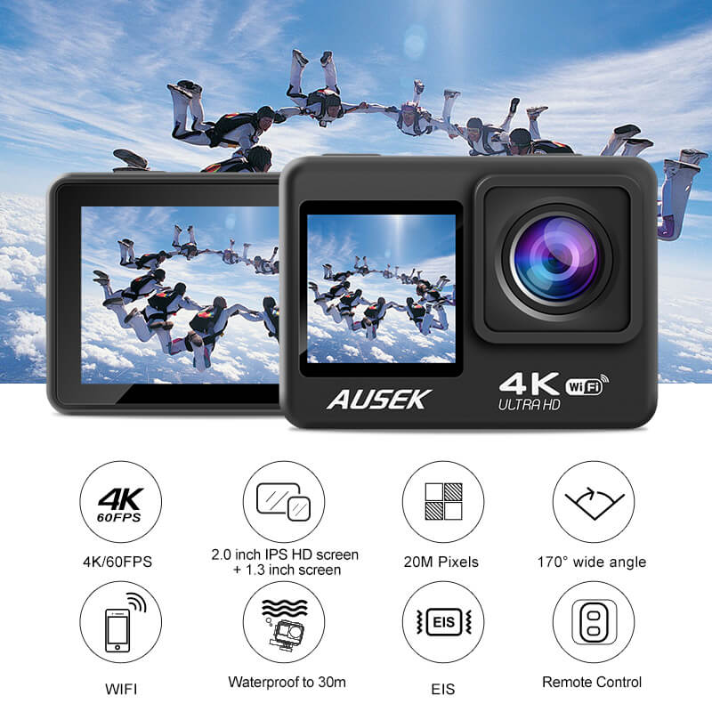 Video camera 4k wifi 16mp AT-Q60AR  | Ausek OEM supplier