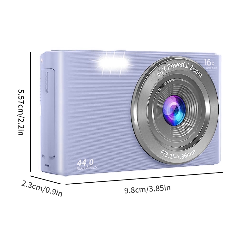 AC-X3 Digital Camera Capture Stunning Photos and Videos with 16X Zoom and 4K Resolution
