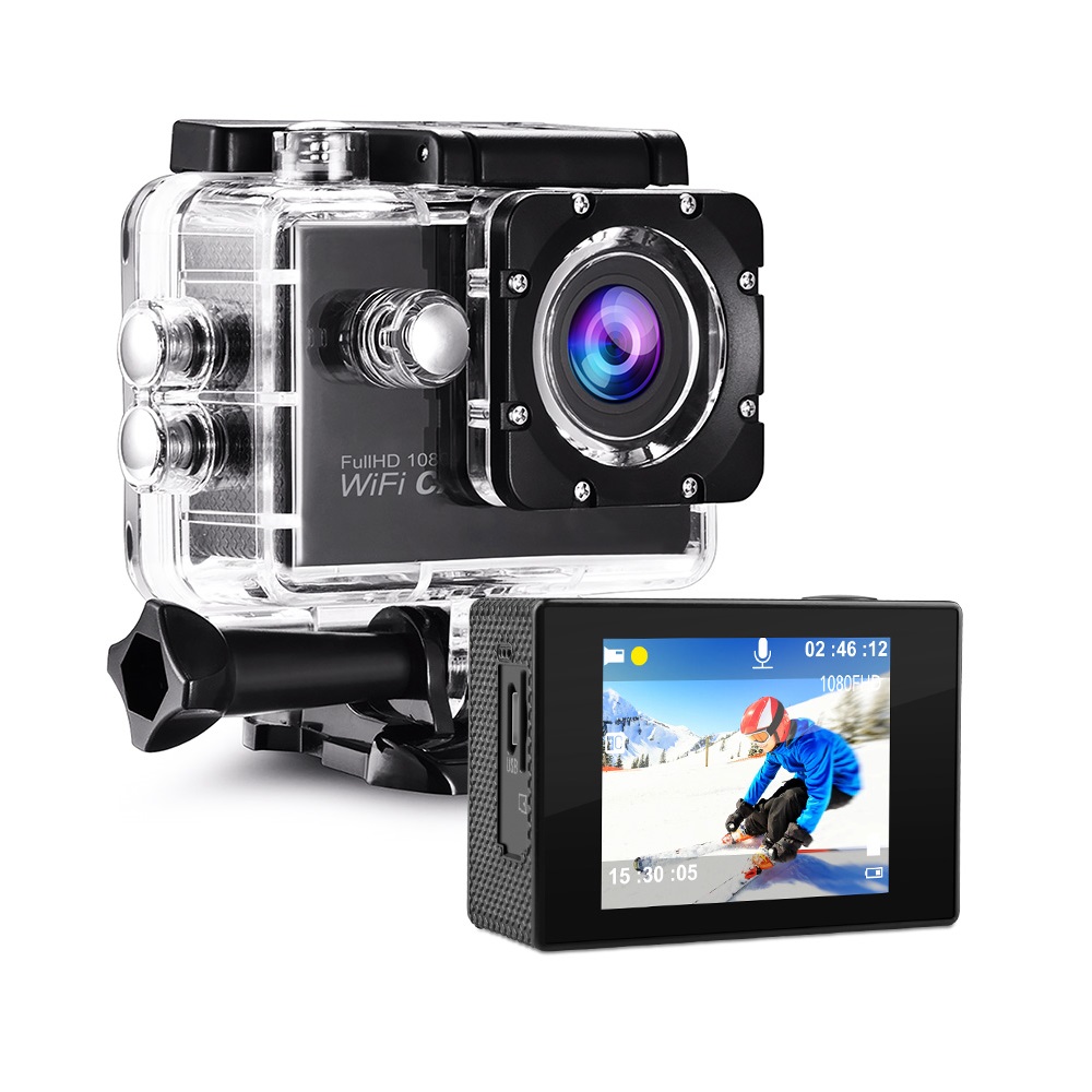Light action camera HD 1080p Waterproof 16MP 	AT-G100