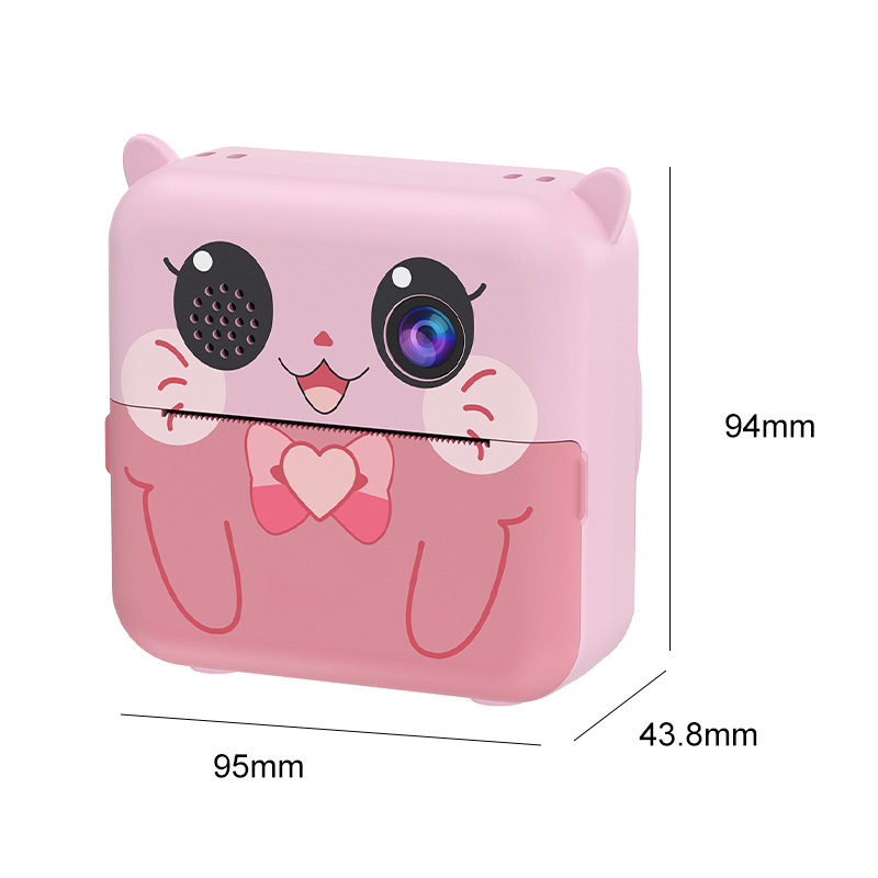 Dual lens cute Kids printing camera AD-G202
