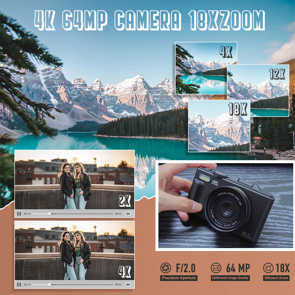 Capture the World in Stunning Detail with the AC-WD08 Digital Camera