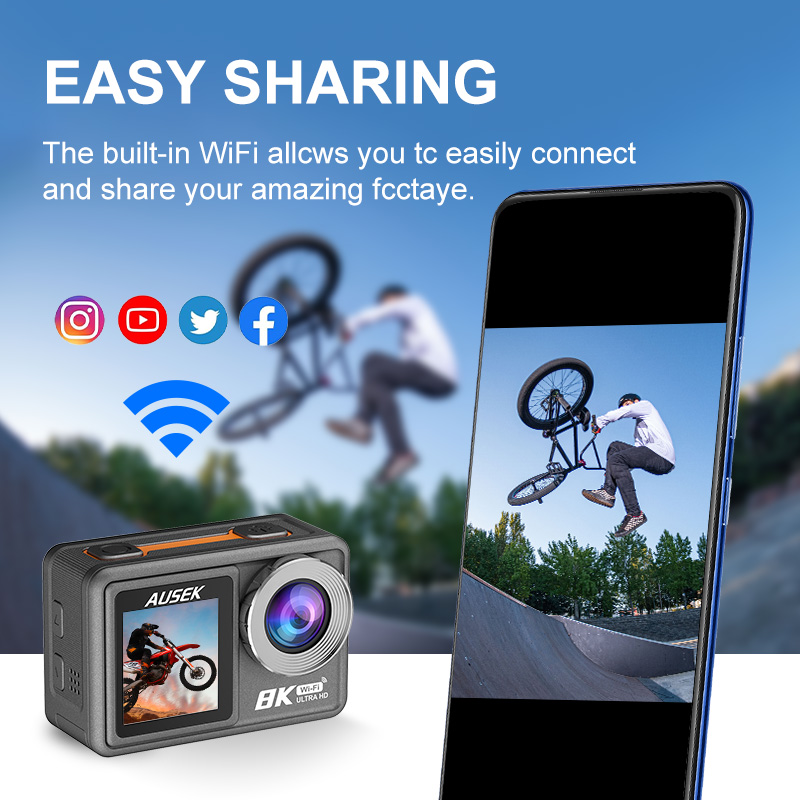AT-M86TR 8k Action Camera