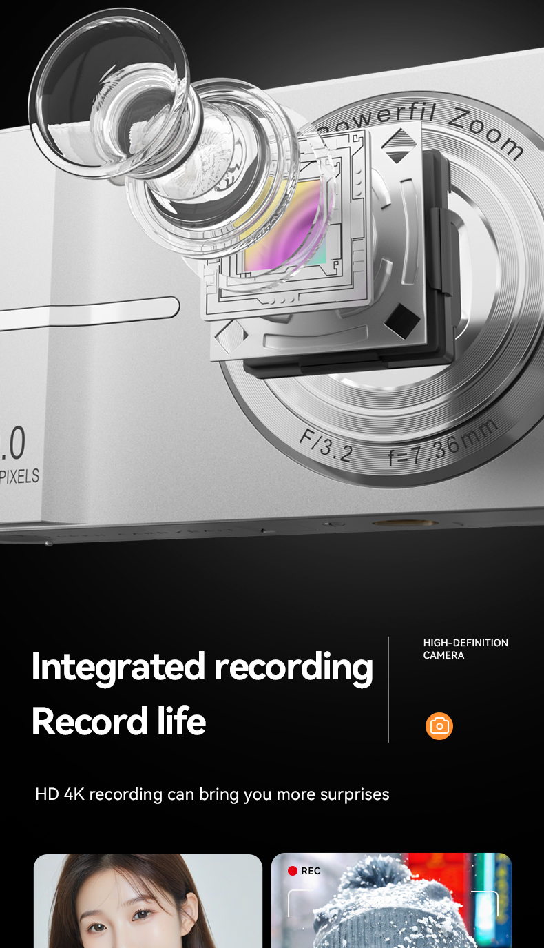 4k digital camera with 50MP AC-M03