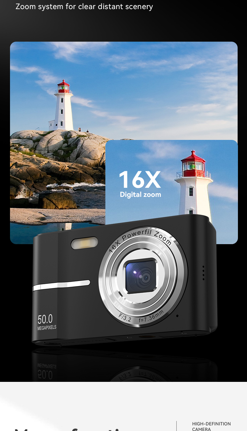 4k digital camera with 50MP AC-M03