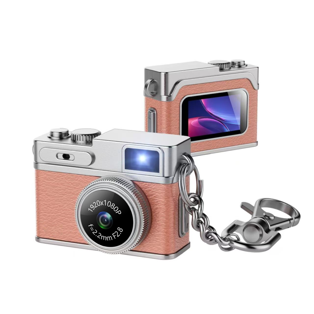 AC-G1 mini camera 0.96 Inch Screen 1080P FHD Keychain Video Recorder Necklace Pendant Retro Digital Camera