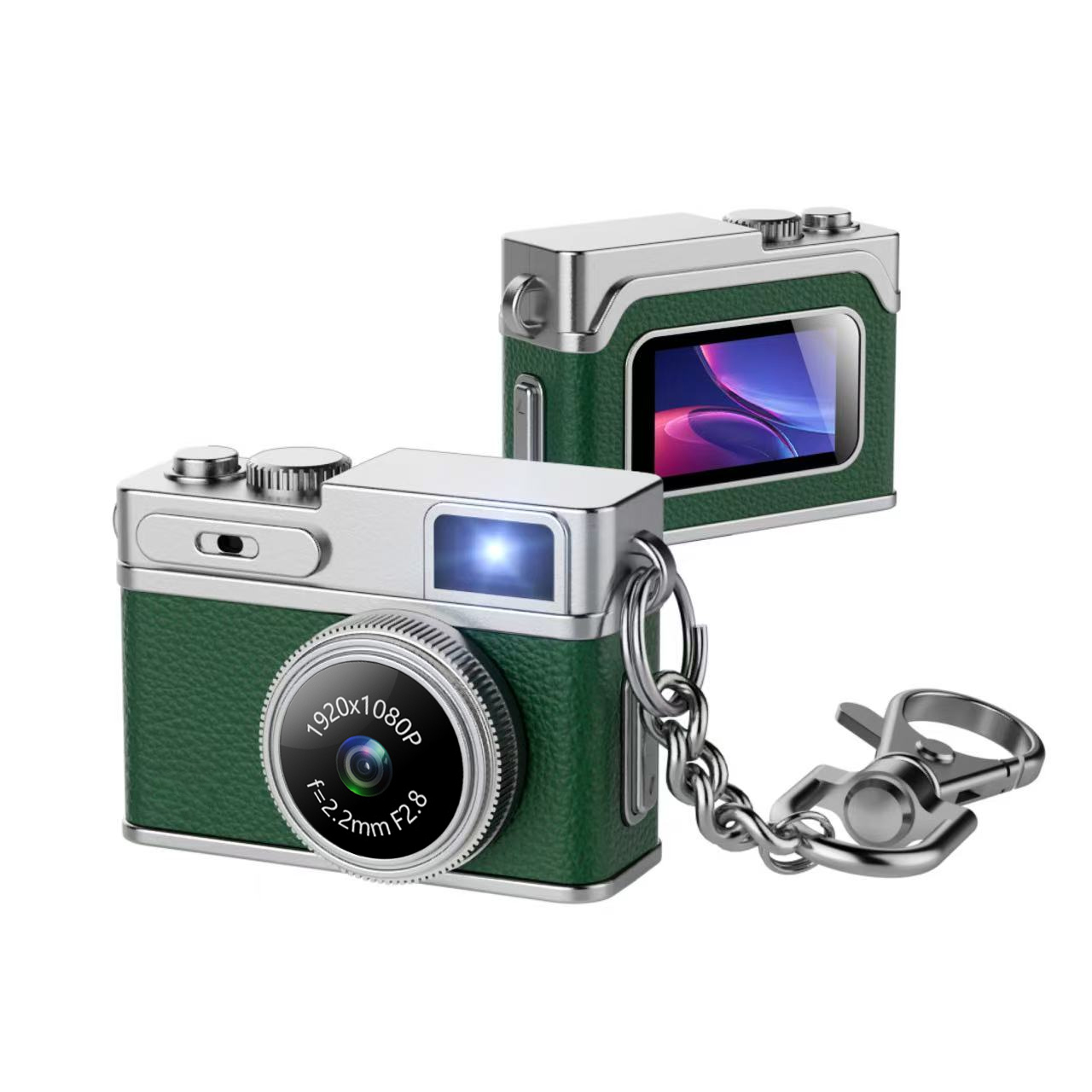 AC-G1 mini camera 0.96 Inch Screen 1080P FHD Keychain Video Recorder Necklace Pendant Retro Digital Camera