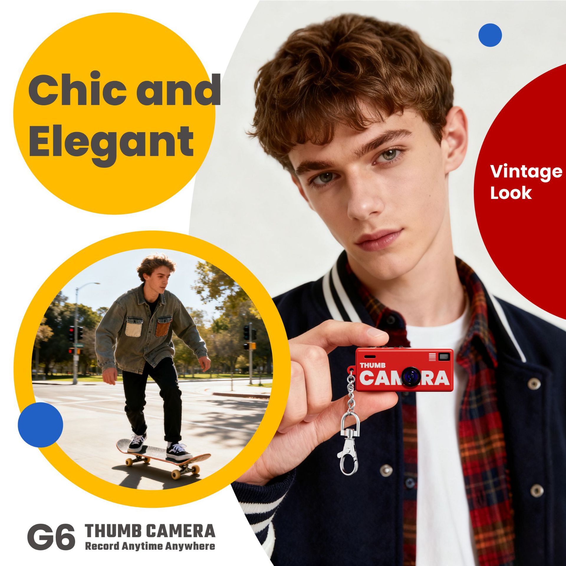 AC-G6 Portable Mini Thumb Digital Graffiti Camera