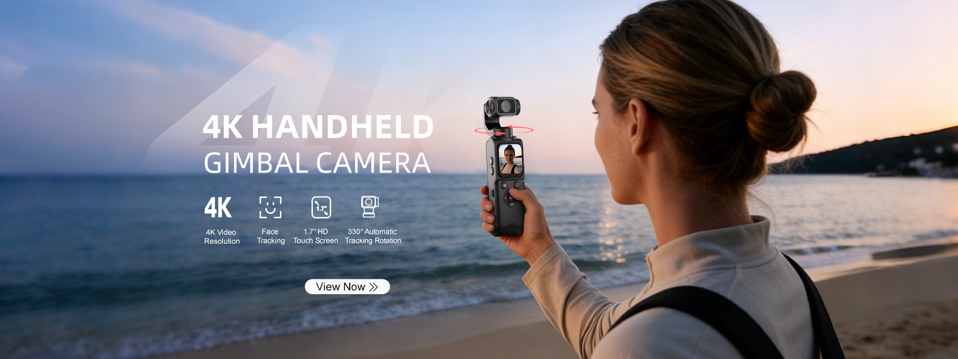 4K HANDHELD GIMBAL CAMERA